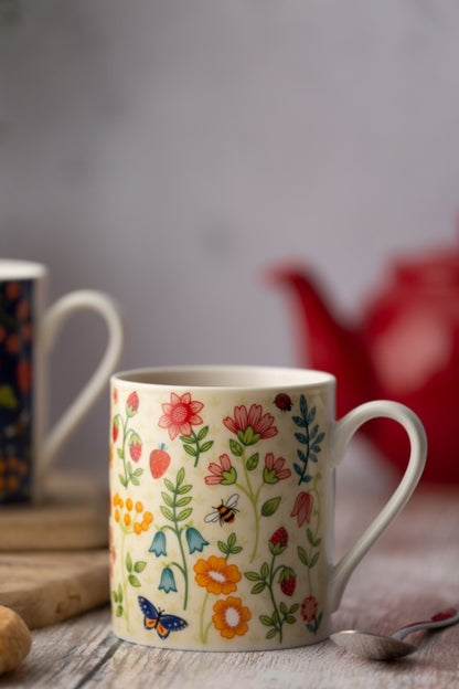 Price & Kensington Wild Flower Fine China Mug 380ml