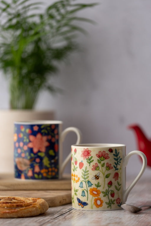 Price & Kensington Wild Flower Fine China Mug 380ml