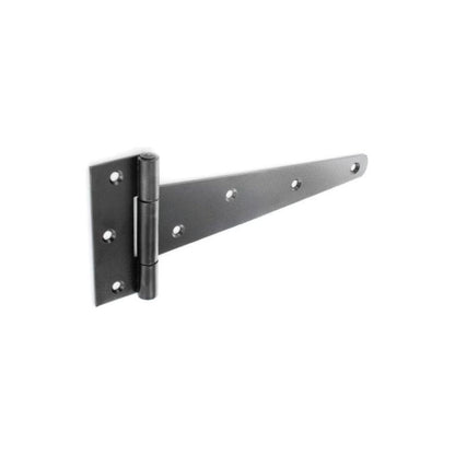 Securit Heavy Black Tee Hinges (Pair)