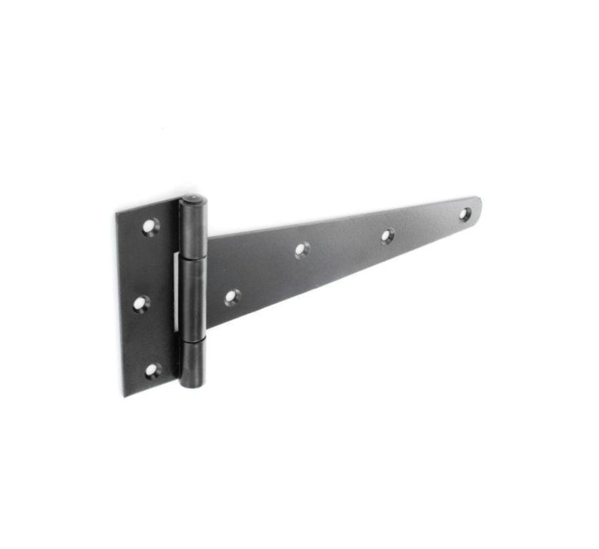 Securit Heavy Black Tee Hinges (Pair)