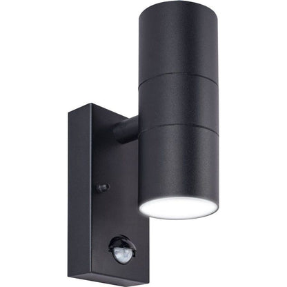 Luceco Lampe Externe Up Down Noir Acier Inoxydable