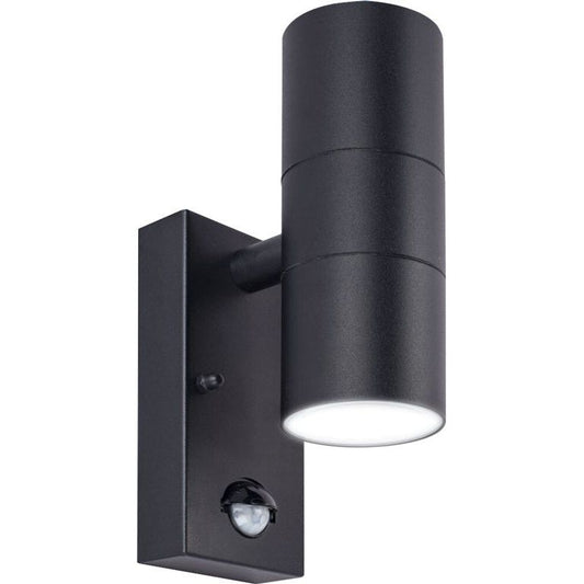 Luceco External Up Down Light Black Stainless Steel