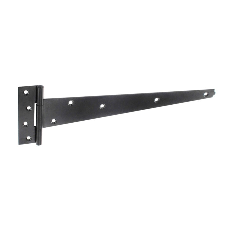 Securit Heavy Black Tee Hinges (Pair)