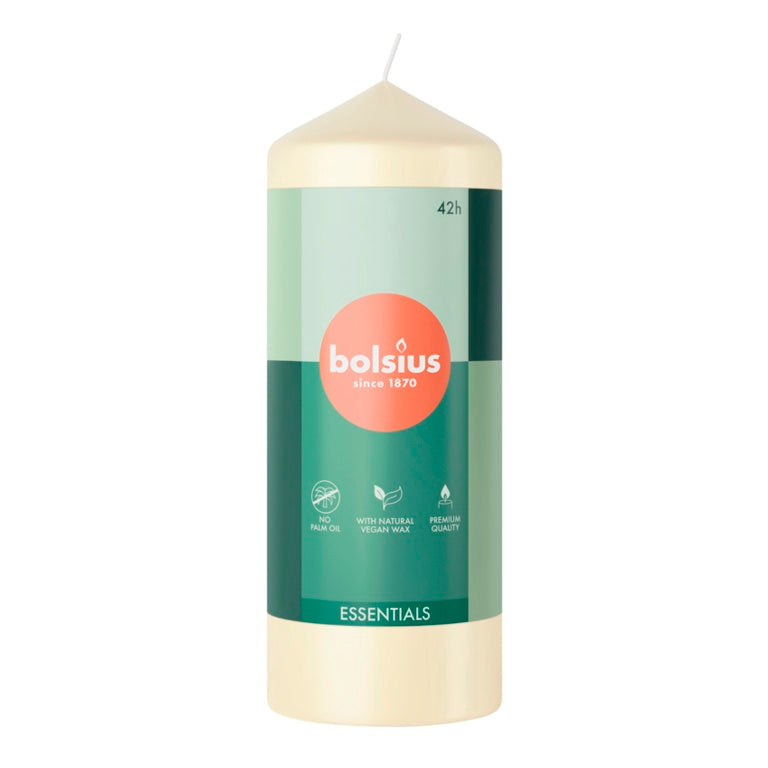 Bolsius Pillar Candle Soft Pearl