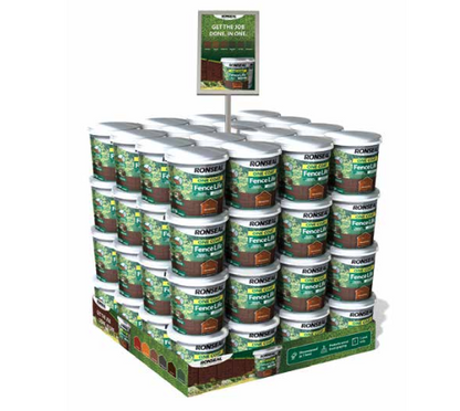 Ronseal One Coat Fence Life 5L Mixed Pallet