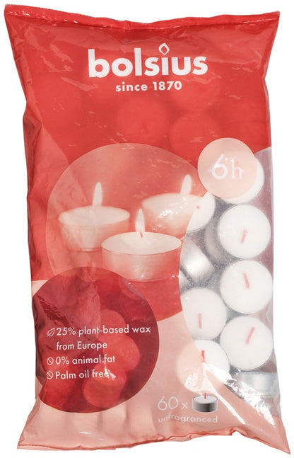 Bolsius Tea Light White