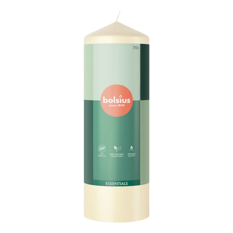 Bolsius Pillar Candle Soft Pearl