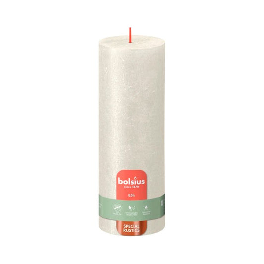 Bolsius Pillar Candle Shimmer Ivory