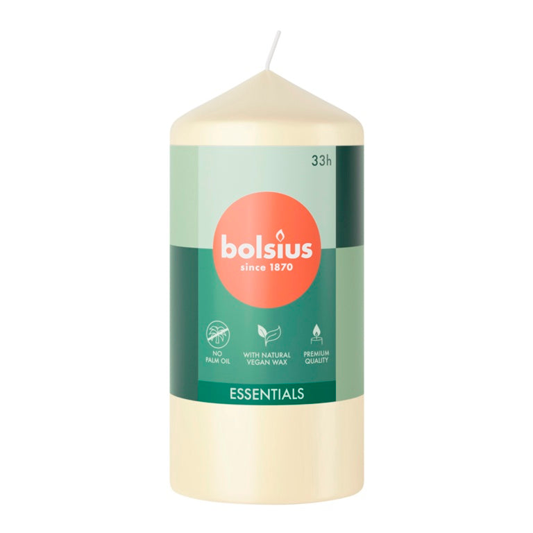 Bolsius Pillar Candle Soft Pearl