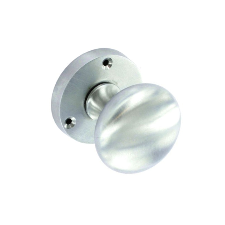 Securit Satin Chrome Mortice Knobs (Pair)