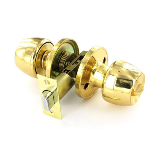 Securit Brass Privacy Knob Set