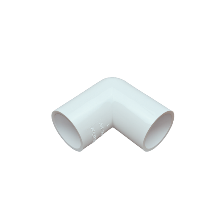 Davant Overflow Knuckle 90° Bend White Pack 10