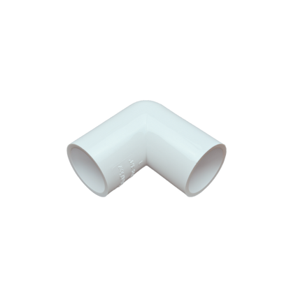 Davant Overflow Knuckle 90° Bend White Pack 10