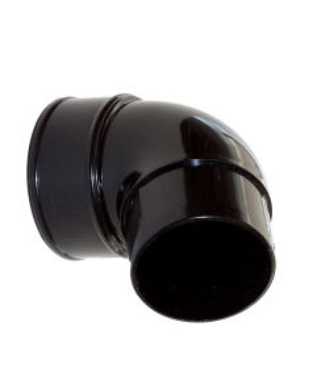 Pipelife Mini Flow Downpipe Curva compensada Negro