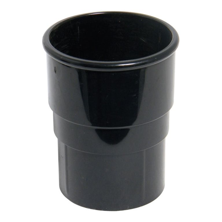 Pipelife Mini Flow Downpipe Connector Black