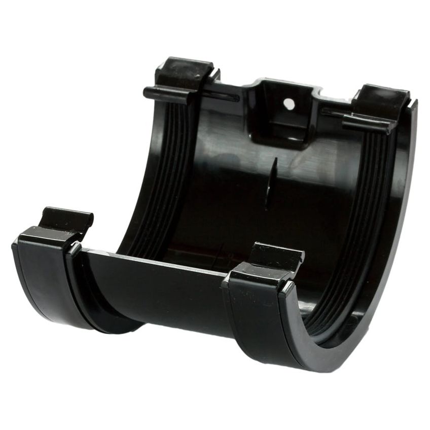 Pipelife Mini Flow Gutter Union Bracket Black