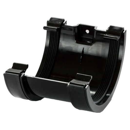 Pipelife Mini Flow Gutter Union Bracket Black