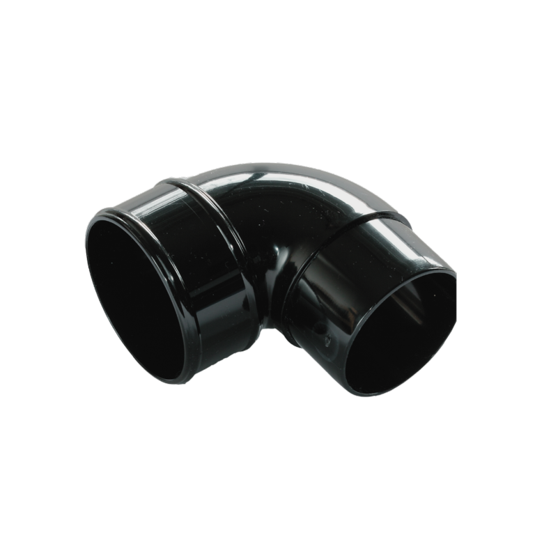Kayflow Rainwater 90° Round Bend Black
