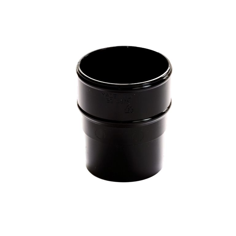 Kayflow Rainwater Round Pipe Connectors Black