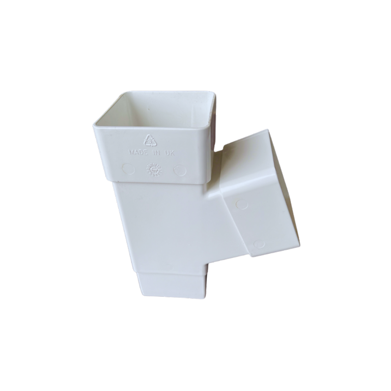 Kayflow Rainwater 112.5° Square Branch White