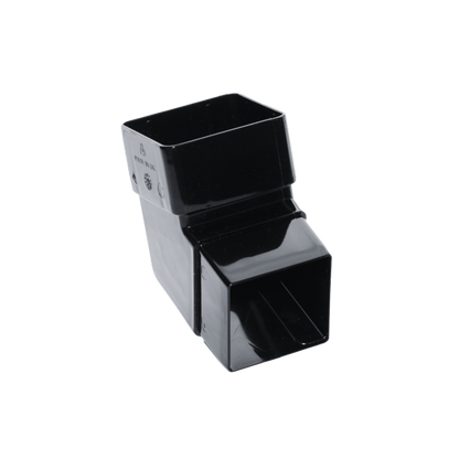 Kayflow Rainwater 112.5° Square Offset Bend Black