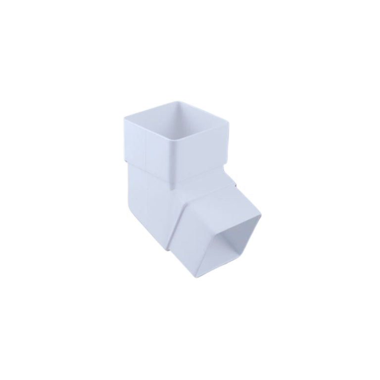 Kayflow Rainwater 112.5° Square Offset Bend White