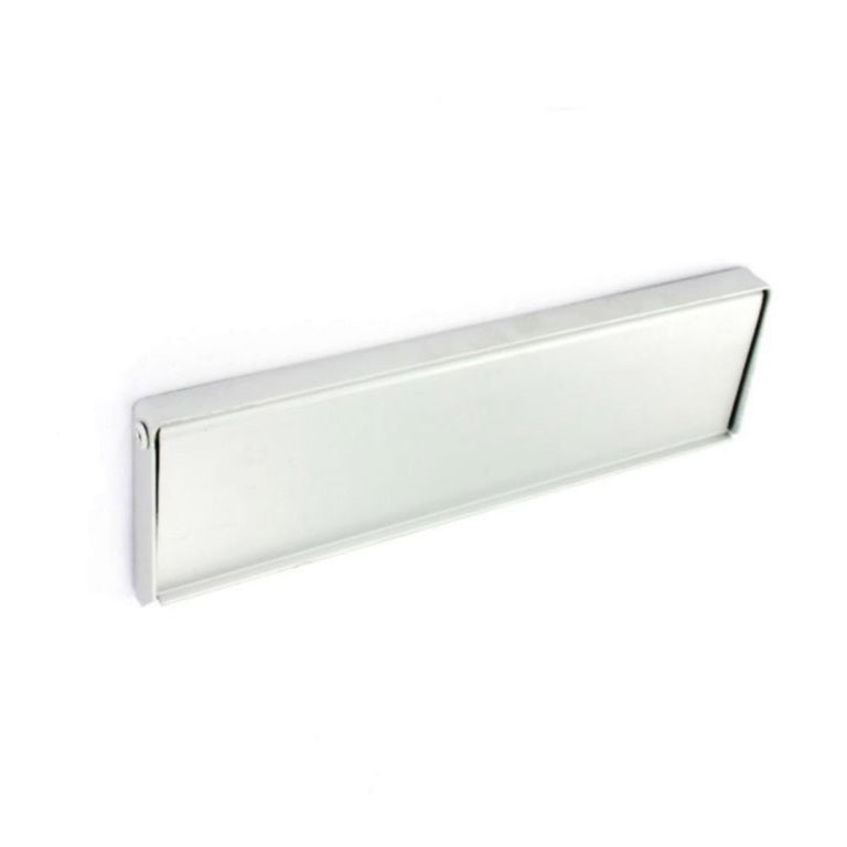 Plaque Aux Lettres Securit En Aluminium Face Fix 250mm Brillant