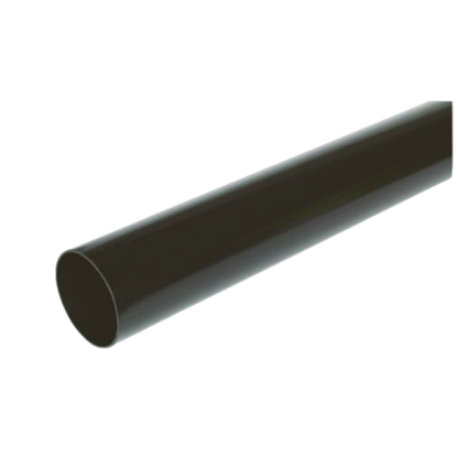Kayflow Rainwater Round Downpipe Black