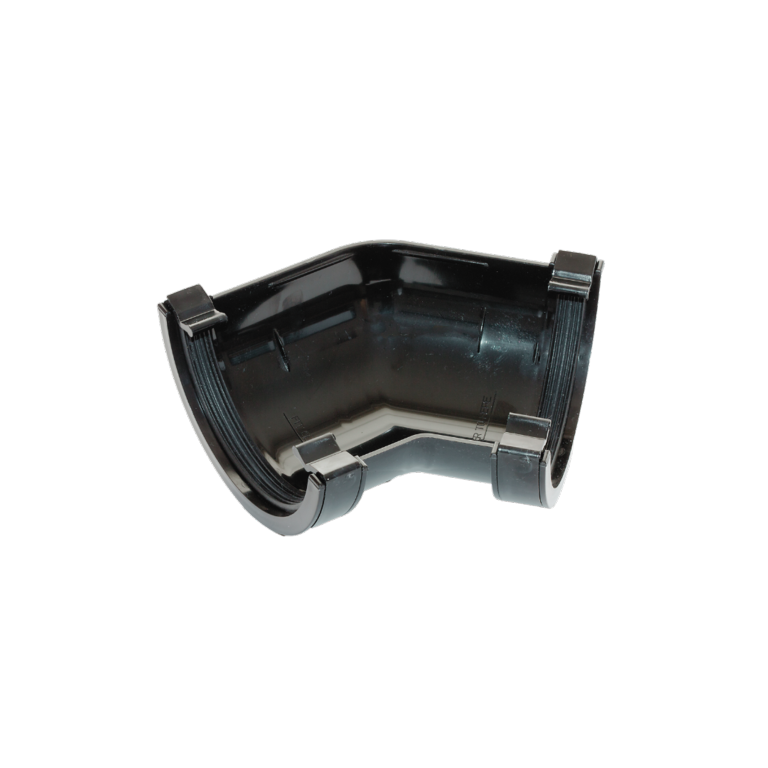 Kayflow Rainwater 135° Round Angle Black