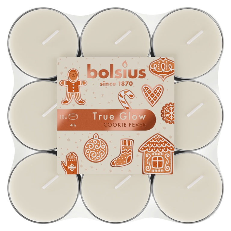 Bolsius True Glow Bougie chauffe-plat Cookie Fever / Ivoire