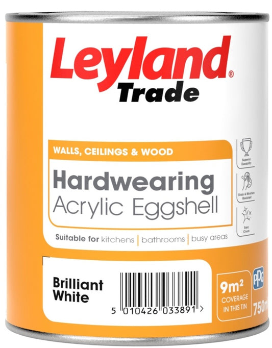 Leyland Trade Acrylic Eggshell 750ml