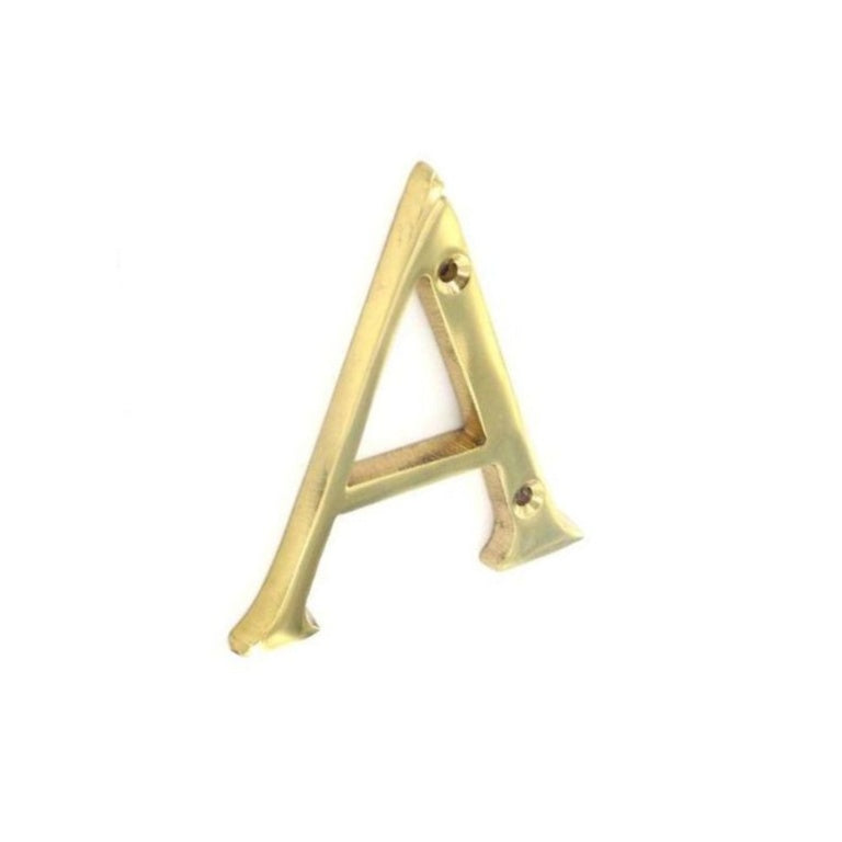 Securit Brass Letter A