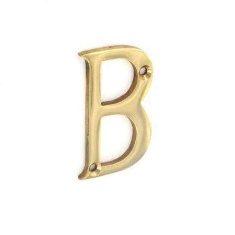 Securit Brass Letter B