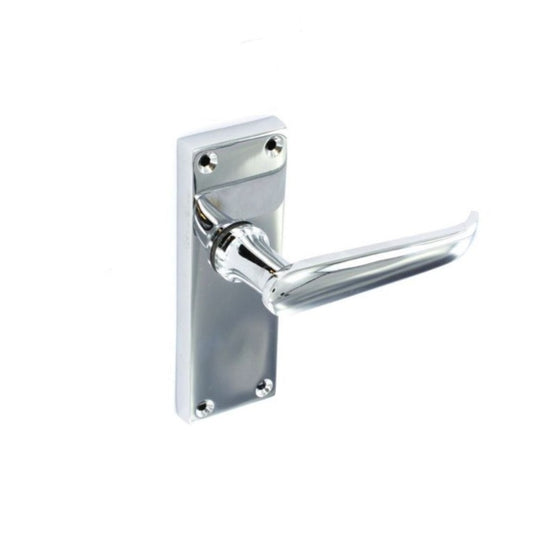 Securit Victorian Chrome Latch Handles (Pair)