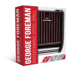 George Foreman Large Steel Grill