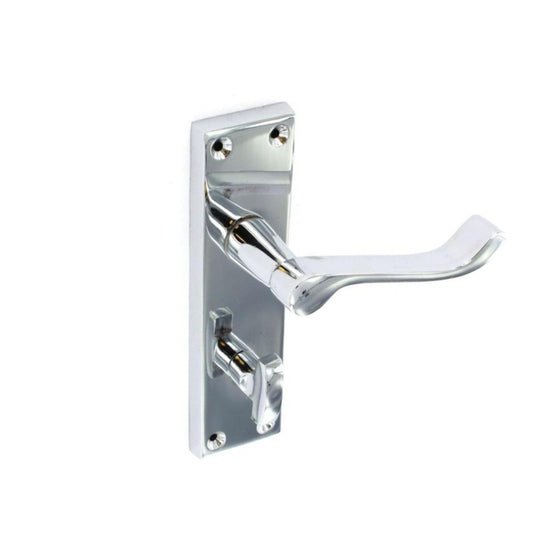 Securit Chrome Scroll Bathroom Handles (Pair)