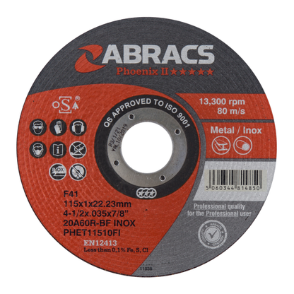 Abracs Phoenix II Extra Thin Cutting Disc