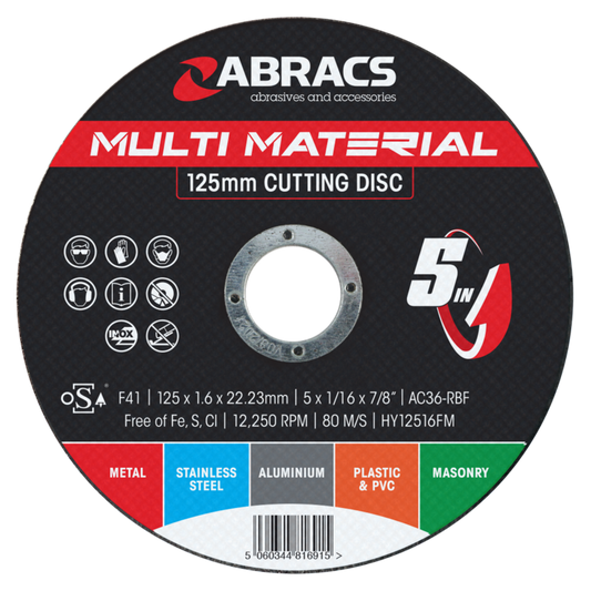 Disco de corte Abracs Multi Material 5 en 1