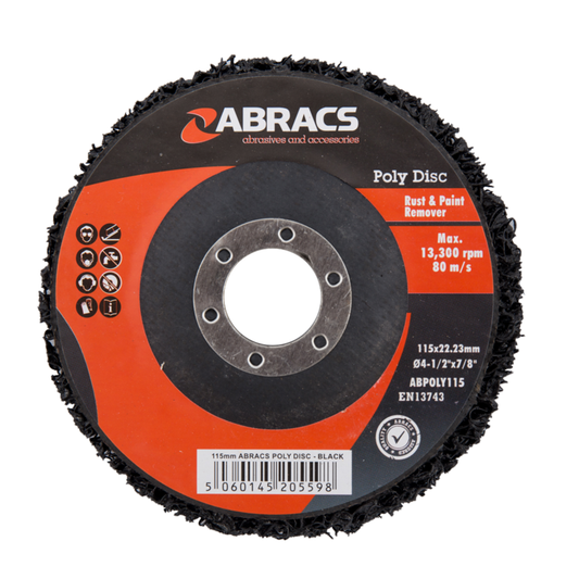 Abracs Rust & Paint Removal Poly Disc