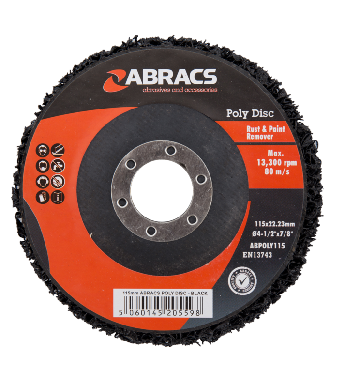 Abracs Rust & Paint Removal Poly Disc