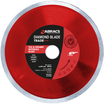 Abracs Tile & Ceramic Diamond Blade