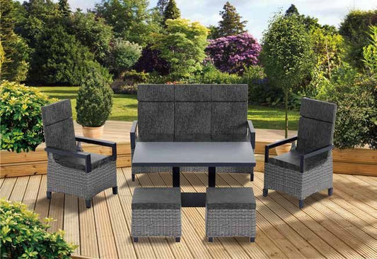 Pagoda St Tropez Reclining Lounge/Dining Set