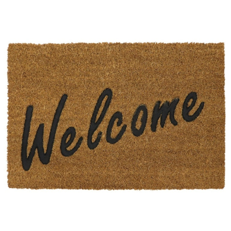 JVL Embossed Coir Welcome