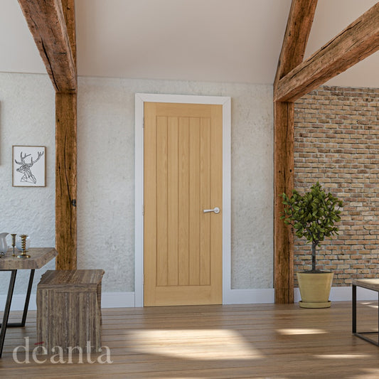 Deanta Ely Prefinished Oak Door