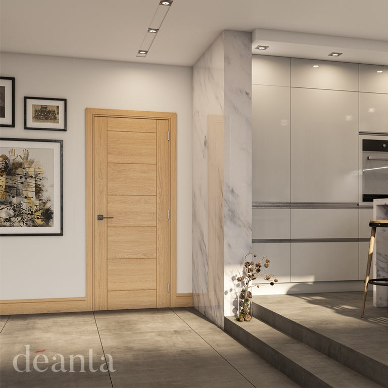 Deanta Seville Prefinished Oak Door