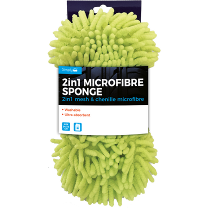 JRP 2 In 1 Microfibre Sponge