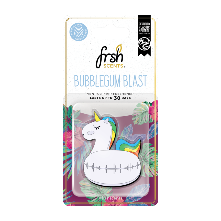 JRP Bubblegum Blast 3D Unicorn Vent Air Freshener