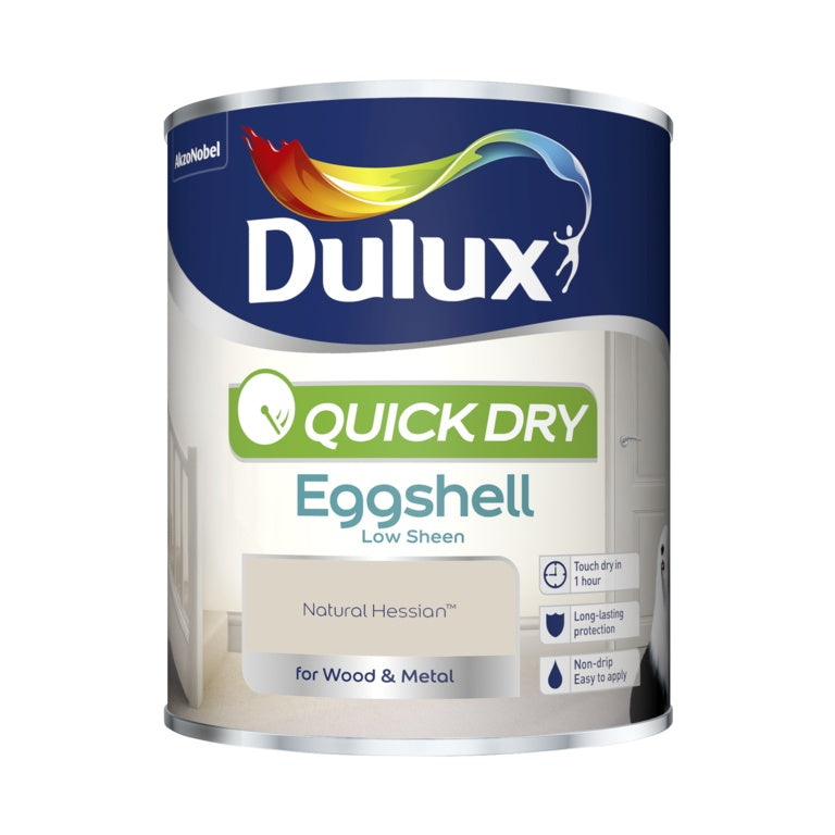 Dulux Quick Dry Eggshell 750ml Natural Hessian
