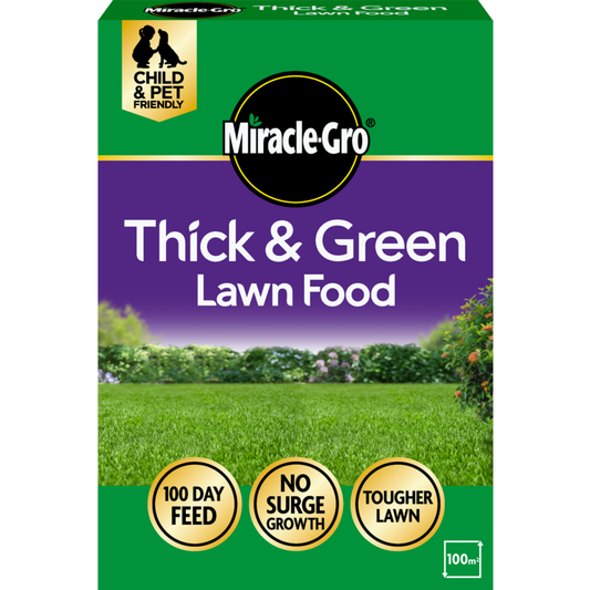 Caja gruesa y verde Miracle Gro