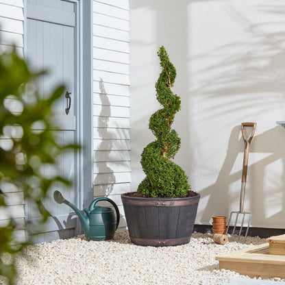 Strata Extra Large Oakwood Barrel Planter 62.5cm